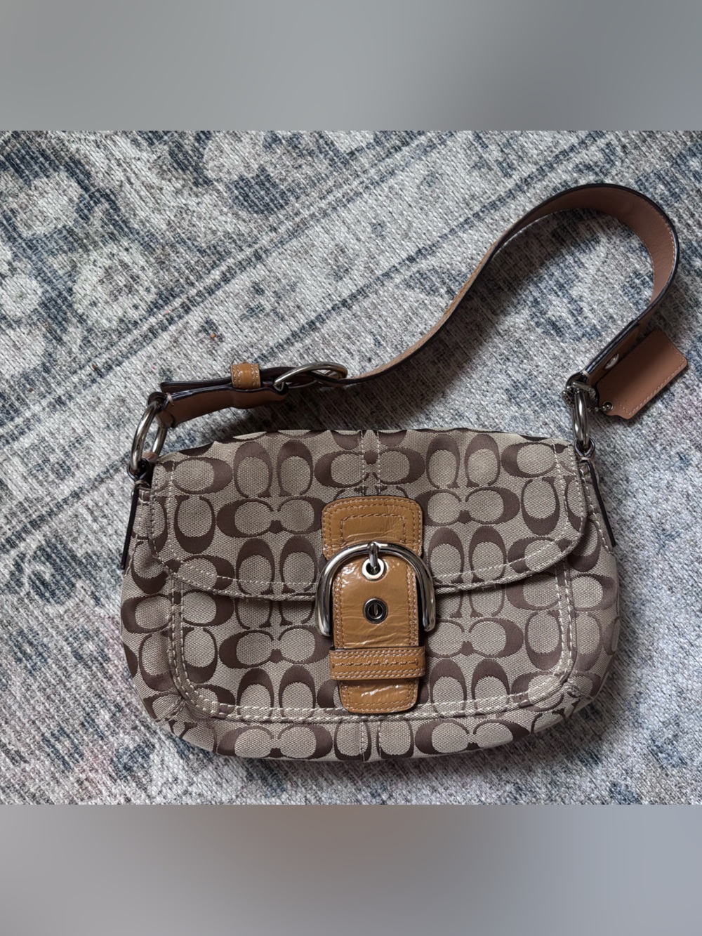 Vintage coach shoulder bag